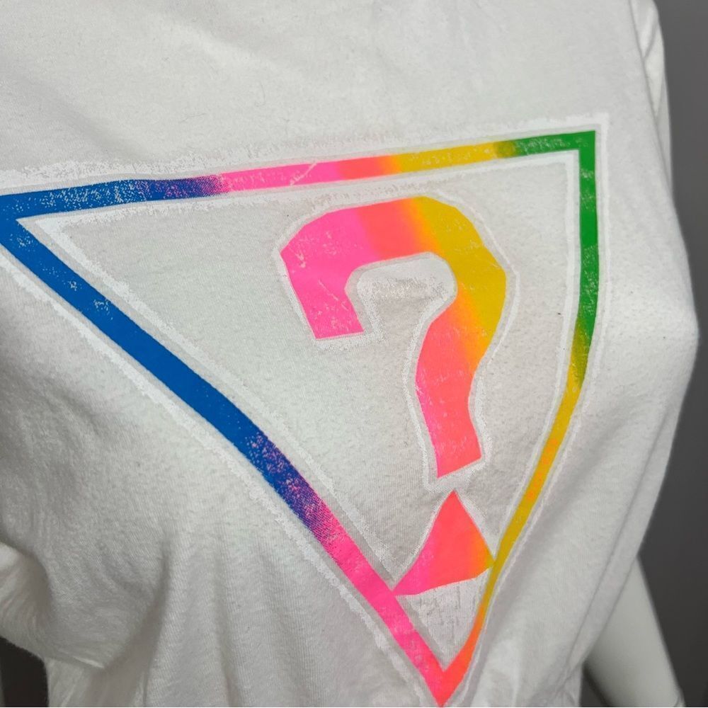 ‎Y2K Guess Originals 1981 White Crop Top -- XS - Picture 8 of 13